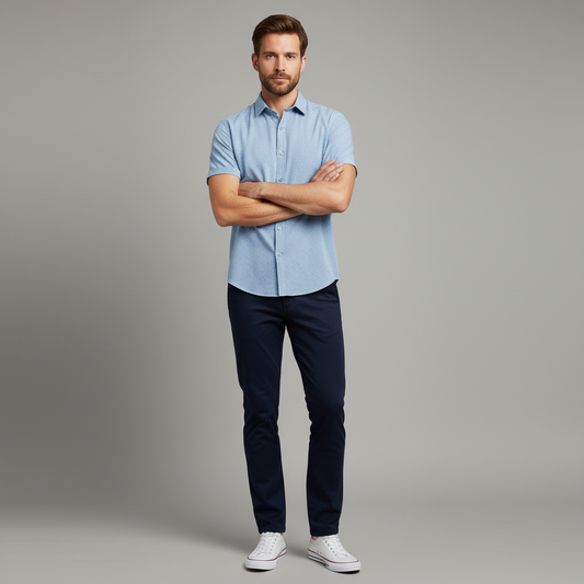 Men's Casual Summer Shirt | Lightweight Short Sleeve Tee