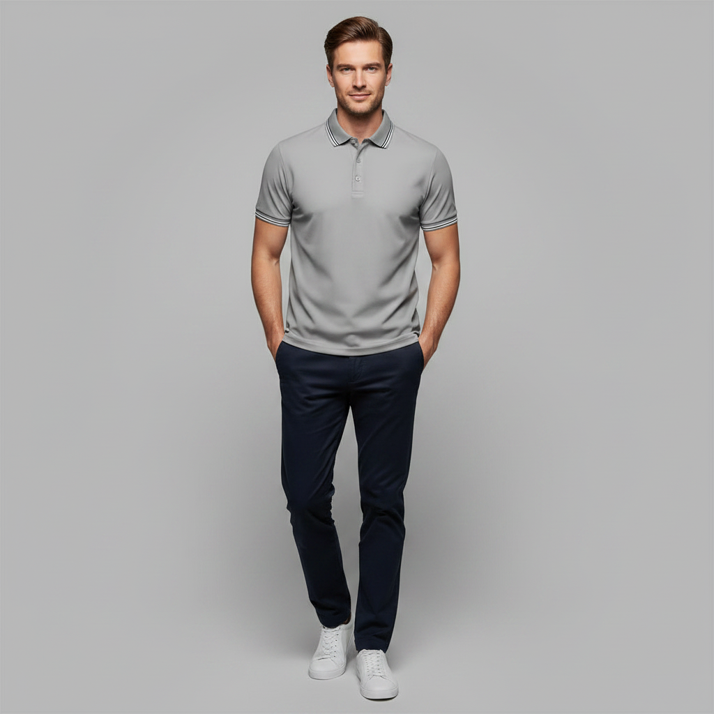 Men's Elegant Polo Shirt | Classic Fit Casual Wear