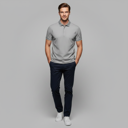 Men's Elegant Polo Shirt | Classic Fit Casual Wear