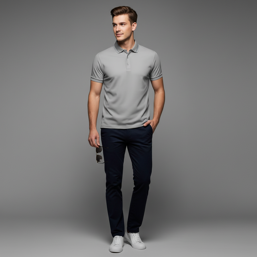 Men's Elegant Polo Shirt | Classic Fit Casual Wear