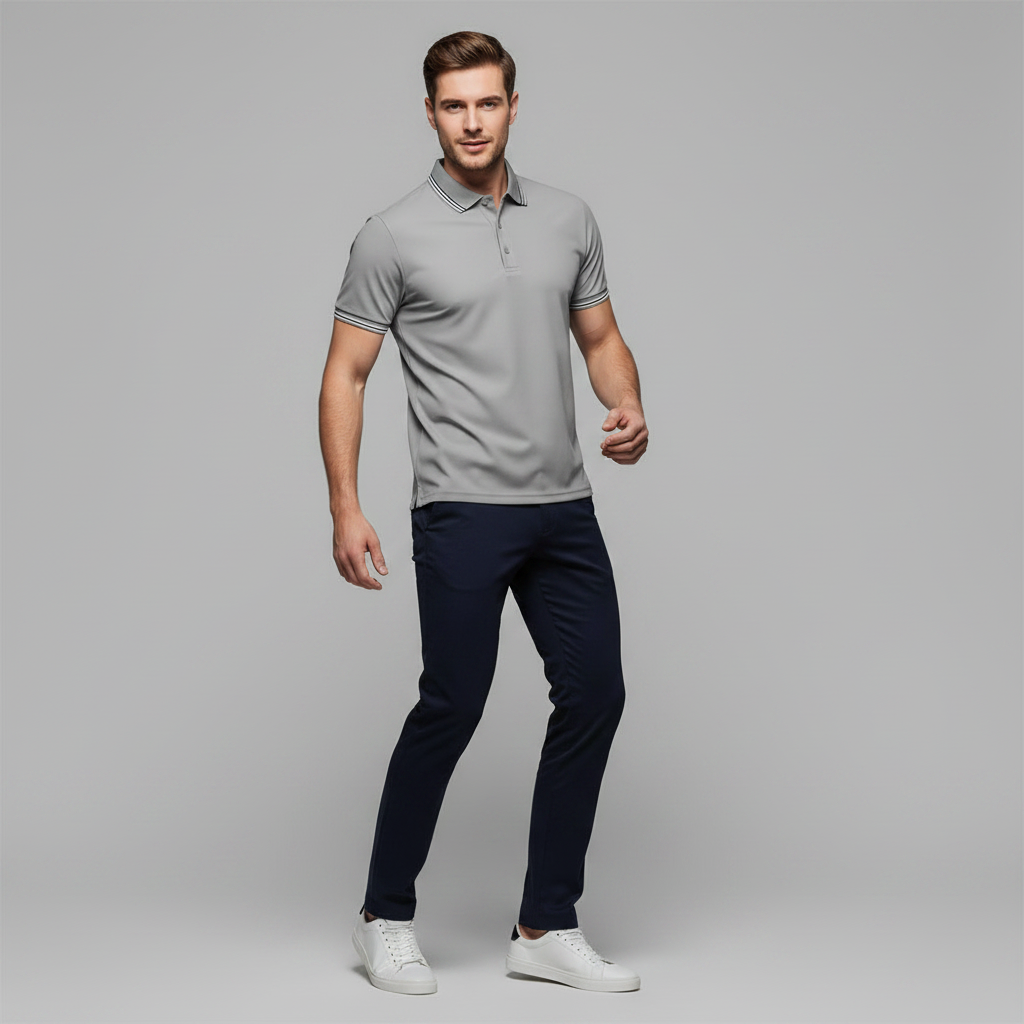 Men's Elegant Polo Shirt | Classic Fit Casual Wear