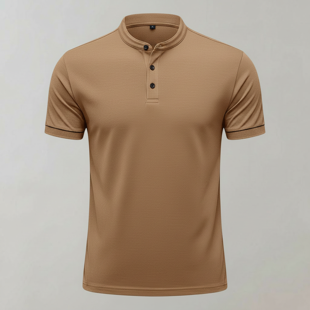 Men's Elegant Polo Shirt | Long Sleeve Casual Wear
